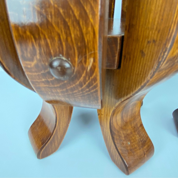 Wooden Table Top Planter Set Handmade Stands Hold 4 inch Round Pots - Picture 9 of 9